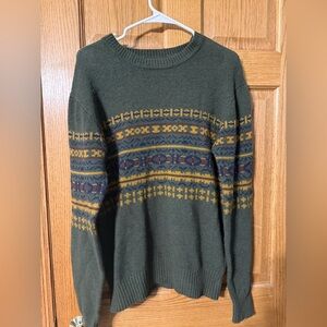 Jach’s New York Fair Aisle Crew Neck Sweater Lambswool
